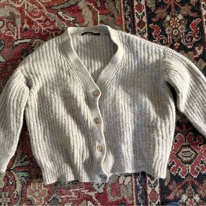Jenni Kayne Baby Alpaca Wool Cardigan Size Large
